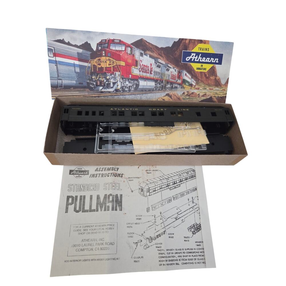 Athearn 2472 STD Pullman Train Kit Standard Steel